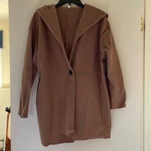 Tan wool coat new